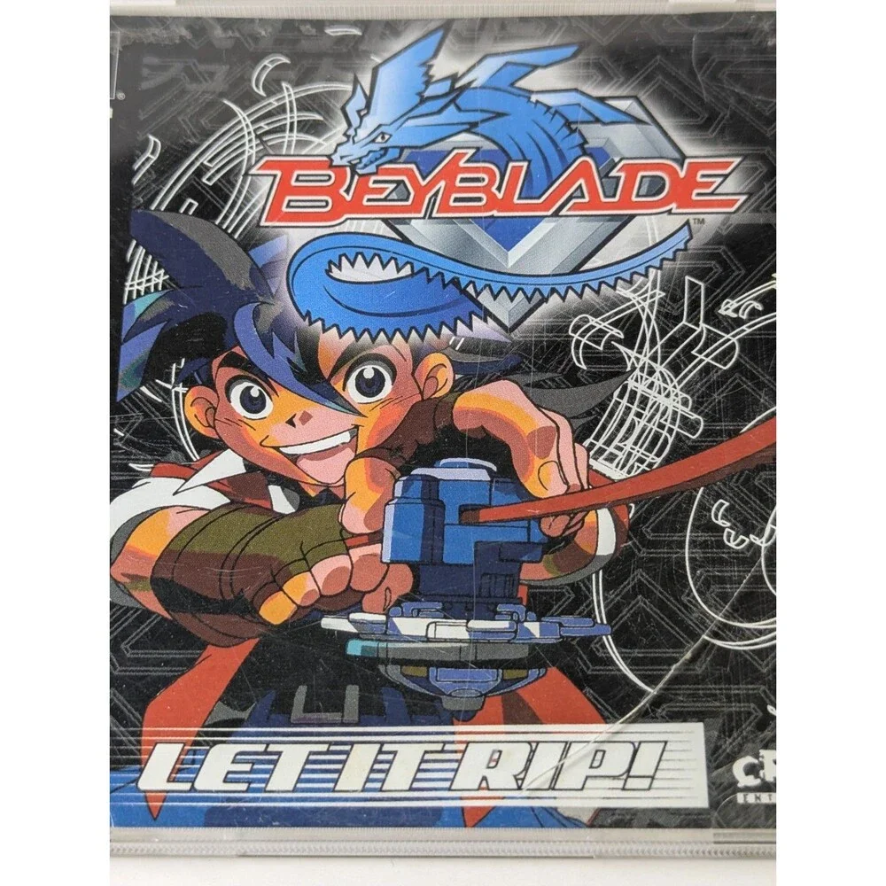 Beyblade (Sony PlayStation 1, 2002) CIB Complete Black Label PS1